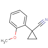 74204-96-9 1-(2-methoxyphenyl)cyclopropane-1-carbonitrile chemical structure