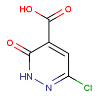 50681-26-0 3-chloro-6-oxo-1H-pyridazine-5-carboxylic acid chemical structure