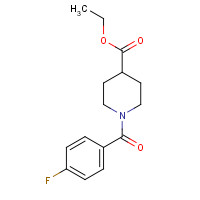 330469-28-8 ethyl 1-(4-fluorobenzoyl)piperidine-4-carboxylate chemical structure
