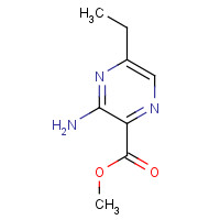 20040-96-4 methyl 3-amino-5-ethylpyrazine-2-carboxylate chemical structure