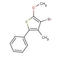 811830-43-0 3-bromo-2-methoxy-4-methyl-5-phenylthiophene chemical structure