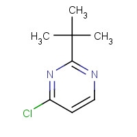 18436-67-4 2-tert-butyl-4-chloropyrimidine chemical structure