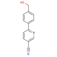 1160430-70-5 6-[4-(hydroxymethyl)phenyl]pyridine-3-carbonitrile chemical structure