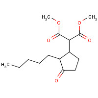 51806-23-6 dimethyl 2-(3-oxo-2-pentylcyclopentyl)propanedioate chemical structure