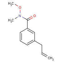 881210-52-2 N-methoxy-N-methyl-3-prop-2-enylbenzamide chemical structure