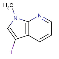 260431-71-8 3-iodo-1-methylpyrrolo[2,3-b]pyridine chemical structure