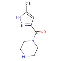 952390-46-4 (5-methyl-1H-pyrazol-3-yl)-piperazin-1-ylmethanone chemical structure