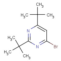 69543-99-3 4-bromo-2,6-ditert-butylpyrimidine chemical structure