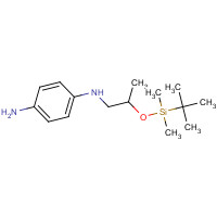 890051-98-6 4-N-[2-[tert-butyl(dimethyl)silyl]oxypropyl]benzene-1,4-diamine chemical structure