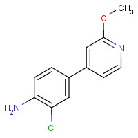 1400287-44-6 2-chloro-4-(2-methoxypyridin-4-yl)aniline chemical structure