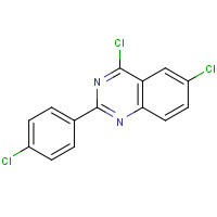 144924-32-3 4,6-dichloro-2-(4-chlorophenyl)quinazoline chemical structure
