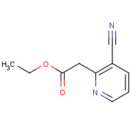 86369-48-4 ethyl 2-(3-cyanopyridin-2-yl)acetate chemical structure