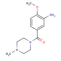 926200-11-5 (3-amino-4-methoxyphenyl)-(4-methylpiperazin-1-yl)methanone chemical structure