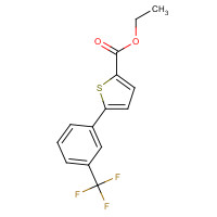 1190235-26-7 ethyl 5-[3-(trifluoromethyl)phenyl]thiophene-2-carboxylate chemical structure