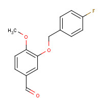 351066-28-9 3-[(4-fluorophenyl)methoxy]-4-methoxybenzaldehyde chemical structure