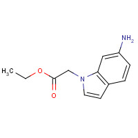 528883-56-9 ethyl 2-(6-aminoindol-1-yl)acetate chemical structure