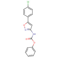 1432036-87-7 phenyl N-[5-(4-chlorophenyl)-1,2-oxazol-3-yl]carbamate chemical structure