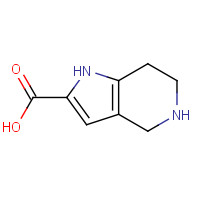 1194374-53-2 4,5,6,7-tetrahydro-1H-pyrrolo[3,2-c]pyridine-2-carboxylic acid chemical structure