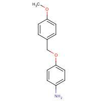 53234-92-7 4-[(4-methoxyphenyl)methoxy]aniline chemical structure