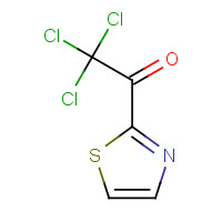 87636-20-2 2,2,2-trichloro-1-(1,3-thiazol-2-yl)ethanone chemical structure