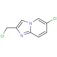 182181-25-5 6-chloro-2-(chloromethyl)imidazo[1,2-a]pyridine chemical structure