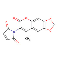 97744-90-6 1-(8-methyl-6-oxo-[1,3]dioxolo[4,5-g]chromen-7-yl)pyrrole-2,5-dione chemical structure