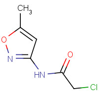 59826-53-8 2-chloro-N-(5-methyl-1,2-oxazol-3-yl)acetamide chemical structure
