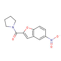 832102-11-1 (5-nitro-1-benzofuran-2-yl)-pyrrolidin-1-ylmethanone chemical structure