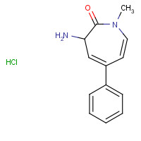 1116395-27-7 3-amino-1-methyl-5-phenyl-3H-azepin-2-one;hydrochloride chemical structure