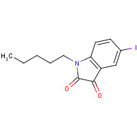 890170-91-9 5-iodo-1-pentylindole-2,3-dione chemical structure