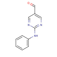 1080028-75-6 2-anilinopyrimidine-5-carbaldehyde chemical structure