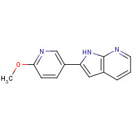 1346526-28-0 2-(6-methoxypyridin-3-yl)-1H-pyrrolo[2,3-b]pyridine chemical structure