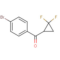 1350637-18-1 (4-bromophenyl)-(2,2-difluorocyclopropyl)methanone chemical structure