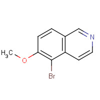366445-82-1 5-bromo-6-methoxyisoquinoline chemical structure