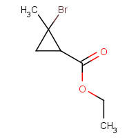 89892-99-9 ethyl 2-bromo-2-methylcyclopropane-1-carboxylate chemical structure