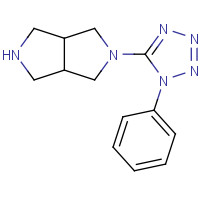 1426310-94-2 5-(1-phenyltetrazol-5-yl)-2,3,3a,4,6,6a-hexahydro-1H-pyrrolo[3,4-c]pyrrole chemical structure