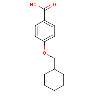 177025-66-0 4-(cyclohexylmethoxy)benzoic acid chemical structure