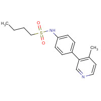 1357093-13-0 N-[4-(4-methylpyridin-3-yl)phenyl]butane-1-sulfonamide chemical structure