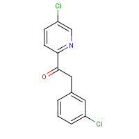 1352075-65-0 2-(3-chlorophenyl)-1-(5-chloropyridin-2-yl)ethanone chemical structure