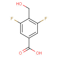 1211596-29-0 3,5-difluoro-4-(hydroxymethyl)benzoic acid chemical structure