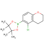 1154740-54-1 2-(5-chloro-3,4-dihydro-2H-chromen-6-yl)-4,4,5,5-tetramethyl-1,3,2-dioxaborolane chemical structure