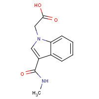 1386456-75-2 2-[3-(methylcarbamoyl)indol-1-yl]acetic acid chemical structure