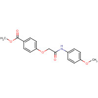 852980-65-5 methyl 4-[2-(4-methoxyanilino)-2-oxoethoxy]benzoate chemical structure