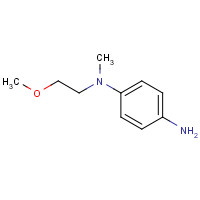 134923-62-9 4-N-(2-methoxyethyl)-4-N-methylbenzene-1,4-diamine chemical structure