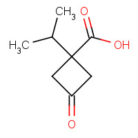 766513-48-8 3-oxo-1-propan-2-ylcyclobutane-1-carboxylic acid chemical structure