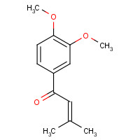 1401932-29-3 1-(3,4-dimethoxyphenyl)-3-methylbut-2-en-1-one chemical structure