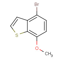 88791-12-2 4-bromo-7-methoxy-1-benzothiophene chemical structure