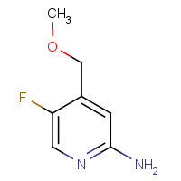 1369766-90-4 5-fluoro-4-(methoxymethyl)pyridin-2-amine chemical structure