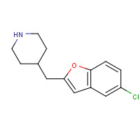 1441145-55-6 4-[(5-chloro-1-benzofuran-2-yl)methyl]piperidine chemical structure