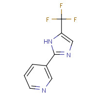 33468-84-7 3-[5-(trifluoromethyl)-1H-imidazol-2-yl]pyridine chemical structure